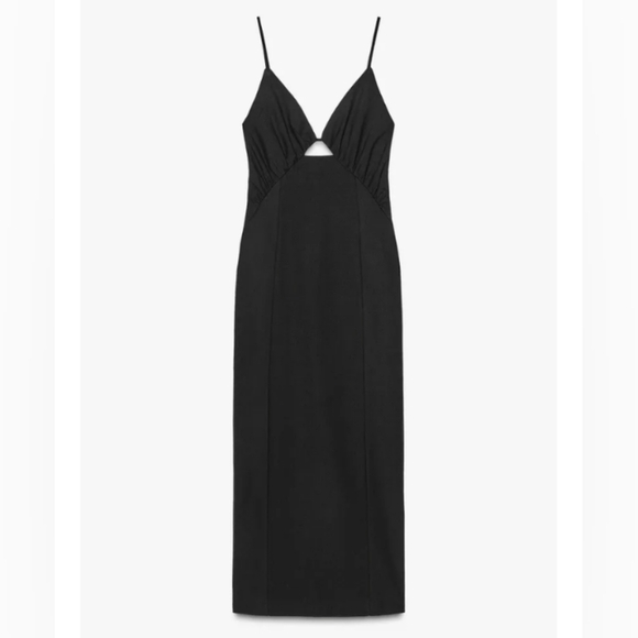 Zara Cut Out Midi Dress - Picture 3 of 5